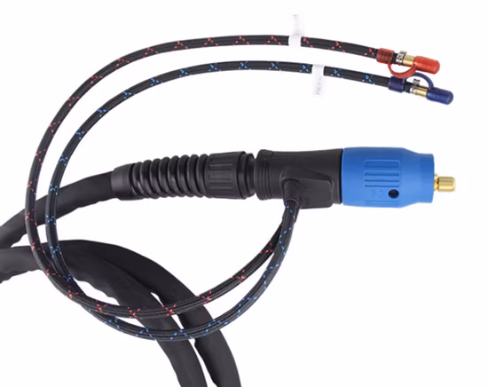 Euro Type Water Cooled MIG 401d CO2 Welding Torch with Solid Cble