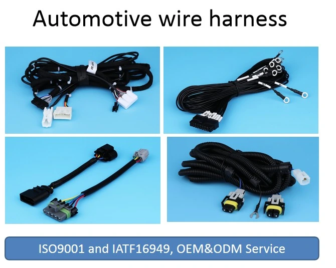 OEM/ODM Design Iaft16949 Manufacturer Corrugated Pipe Automotive/Auto/Car Wire Harness/Wiring Harness with OEM Deutsch Delphi Connector